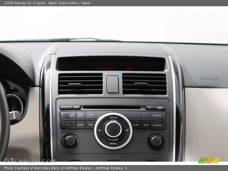 Black Cherry Mica / Sand 2008 Mazda CX-9 Sport