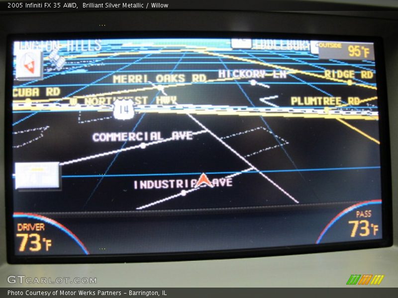 Navigation of 2005 FX 35 AWD
