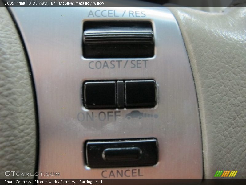 Controls of 2005 FX 35 AWD
