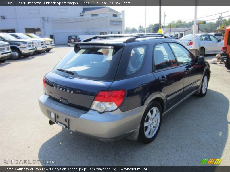 Regal Blue Pearl / Gray Tricot 2005 Subaru Impreza Outback Sport Wagon