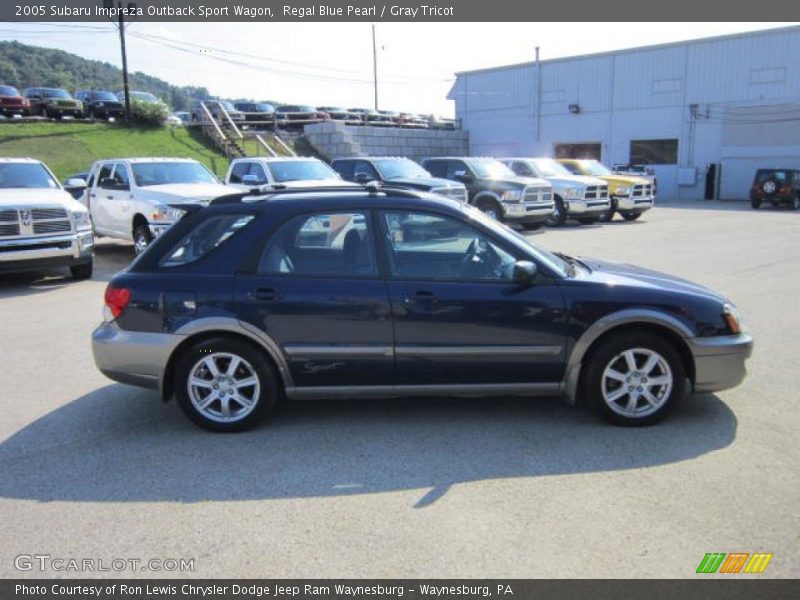 Regal Blue Pearl / Gray Tricot 2005 Subaru Impreza Outback Sport Wagon