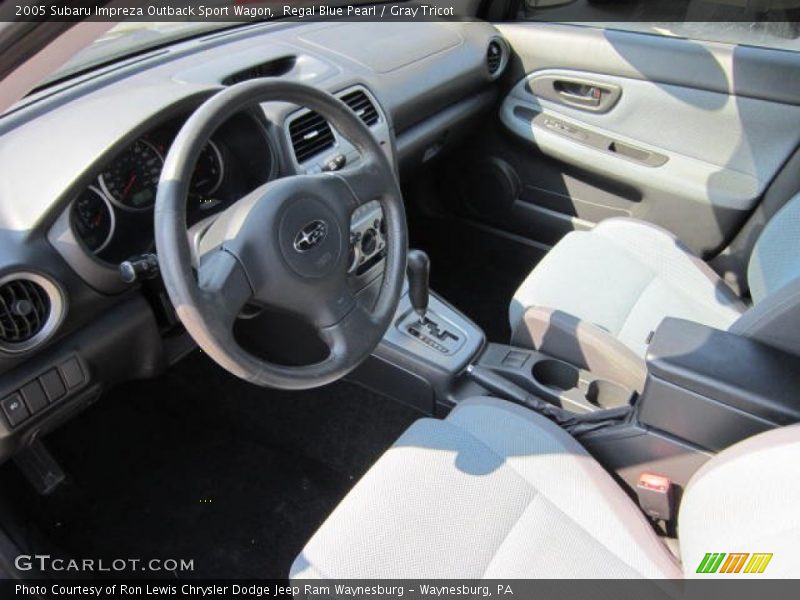 Regal Blue Pearl / Gray Tricot 2005 Subaru Impreza Outback Sport Wagon