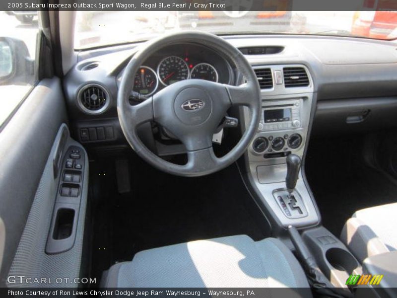 Regal Blue Pearl / Gray Tricot 2005 Subaru Impreza Outback Sport Wagon