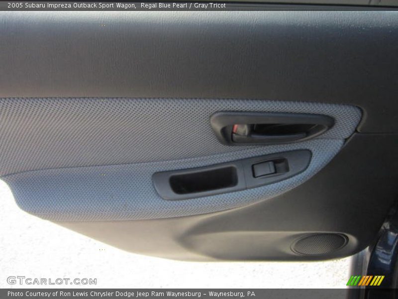 Regal Blue Pearl / Gray Tricot 2005 Subaru Impreza Outback Sport Wagon