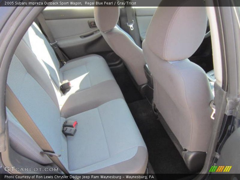 Regal Blue Pearl / Gray Tricot 2005 Subaru Impreza Outback Sport Wagon
