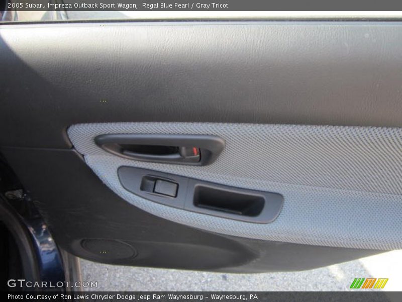 Regal Blue Pearl / Gray Tricot 2005 Subaru Impreza Outback Sport Wagon