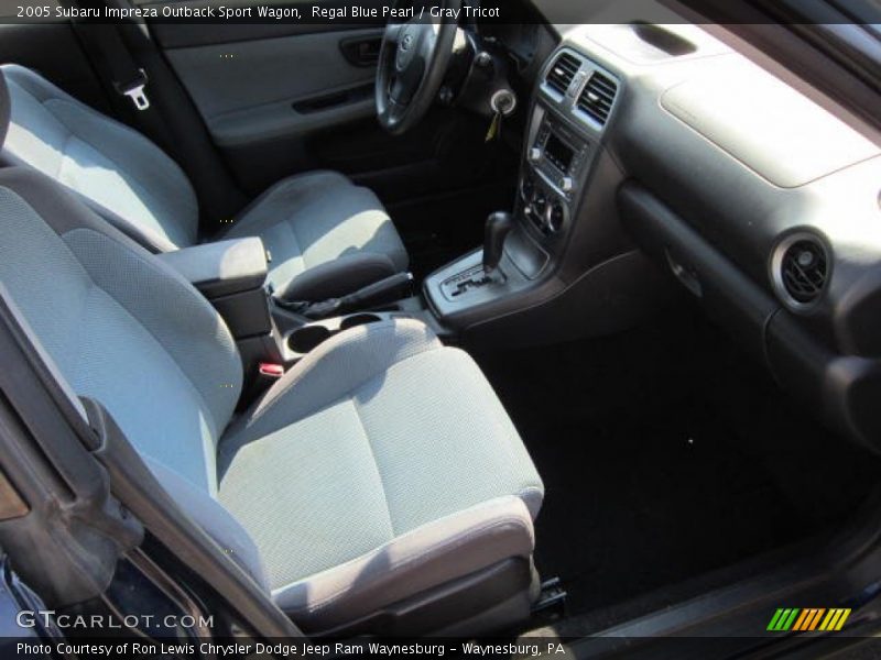 Regal Blue Pearl / Gray Tricot 2005 Subaru Impreza Outback Sport Wagon