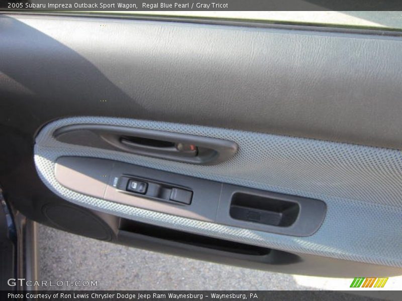 Regal Blue Pearl / Gray Tricot 2005 Subaru Impreza Outback Sport Wagon