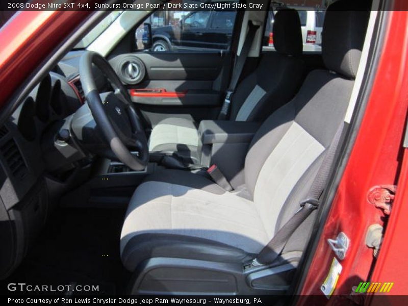 Sunburst Orange Pearl / Dark Slate Gray/Light Slate Gray 2008 Dodge Nitro SXT 4x4