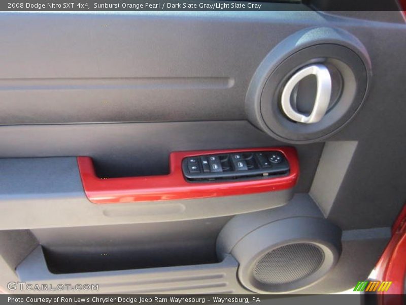 Sunburst Orange Pearl / Dark Slate Gray/Light Slate Gray 2008 Dodge Nitro SXT 4x4