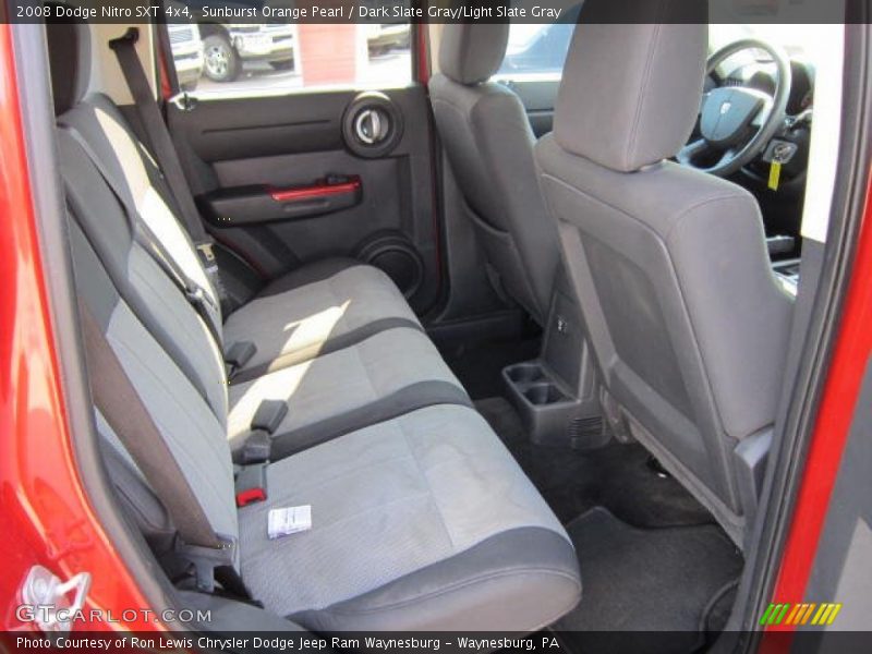 Sunburst Orange Pearl / Dark Slate Gray/Light Slate Gray 2008 Dodge Nitro SXT 4x4