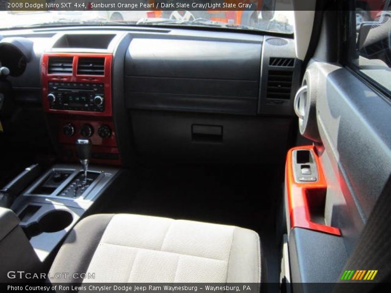 Sunburst Orange Pearl / Dark Slate Gray/Light Slate Gray 2008 Dodge Nitro SXT 4x4