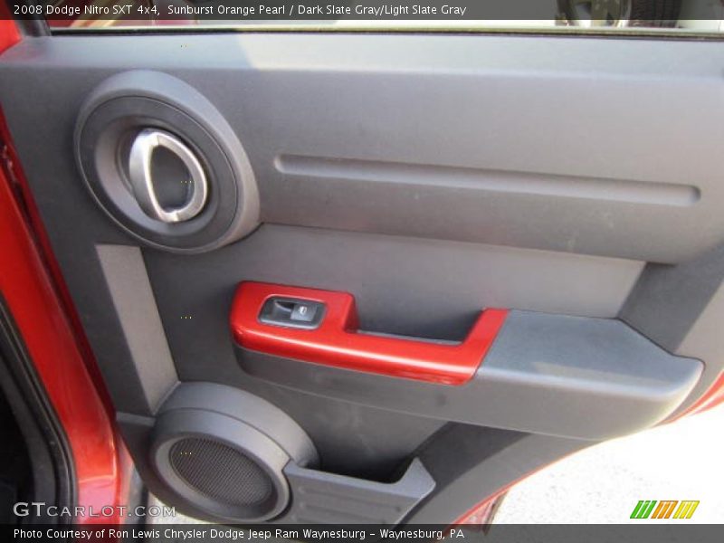 Sunburst Orange Pearl / Dark Slate Gray/Light Slate Gray 2008 Dodge Nitro SXT 4x4