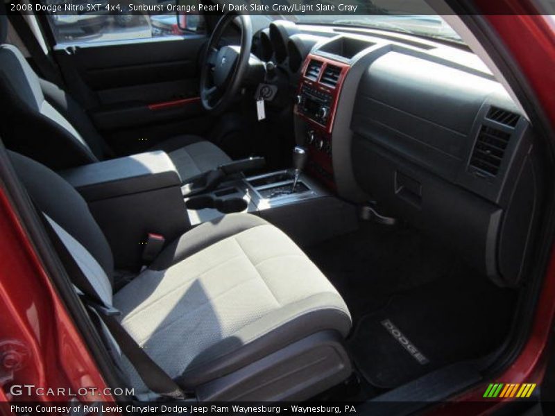 Sunburst Orange Pearl / Dark Slate Gray/Light Slate Gray 2008 Dodge Nitro SXT 4x4