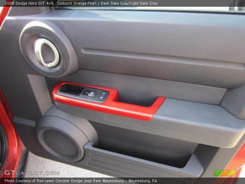 Sunburst Orange Pearl / Dark Slate Gray/Light Slate Gray 2008 Dodge Nitro SXT 4x4