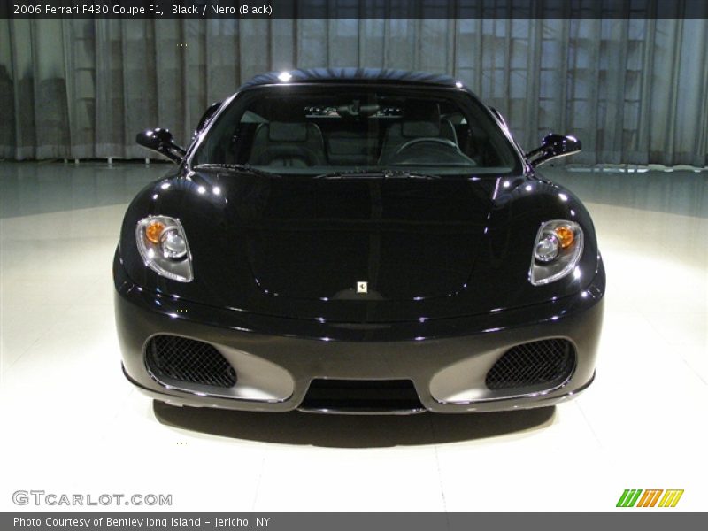 2006 Ferrari F430 Coupe F1, Black / Black, Front - 2006 Ferrari F430 Coupe F1