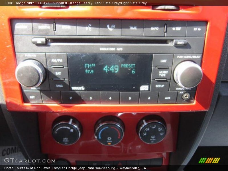 Audio System of 2008 Nitro SXT 4x4