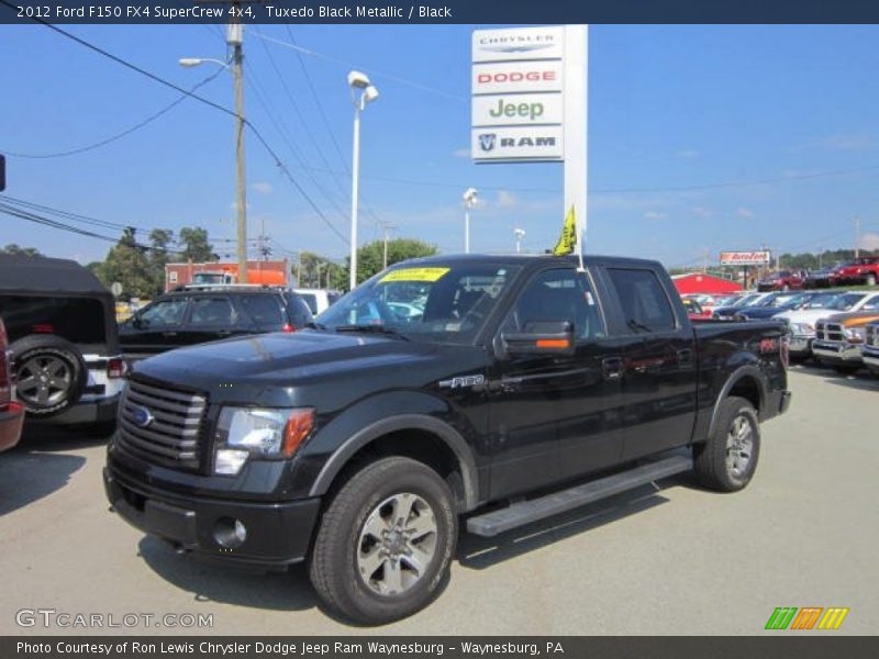 Tuxedo Black Metallic / Black 2012 Ford F150 FX4 SuperCrew 4x4