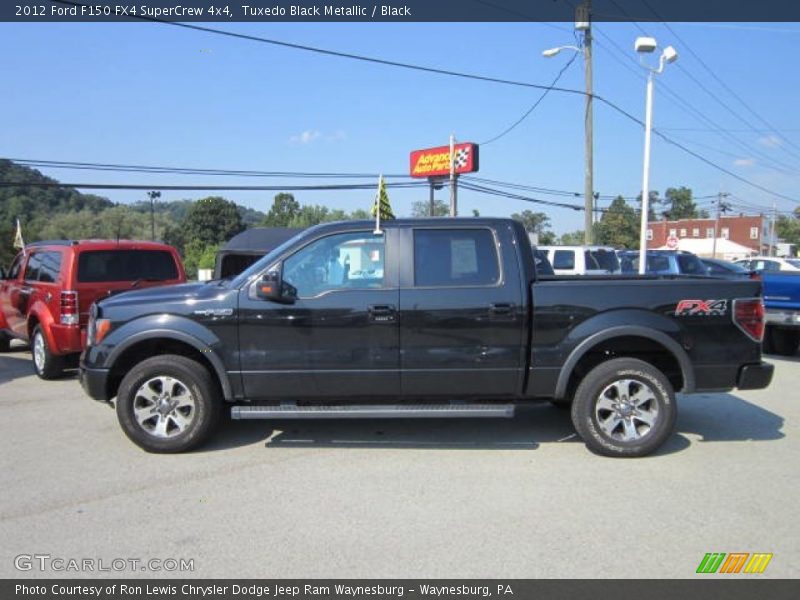 Tuxedo Black Metallic / Black 2012 Ford F150 FX4 SuperCrew 4x4