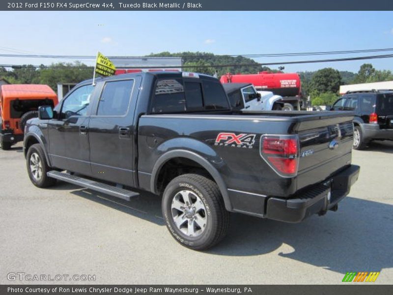 Tuxedo Black Metallic / Black 2012 Ford F150 FX4 SuperCrew 4x4