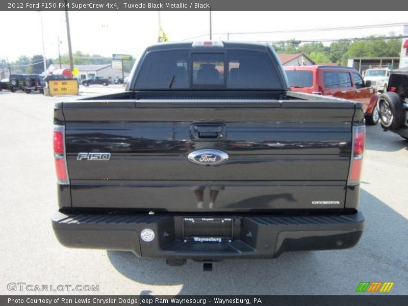 Tuxedo Black Metallic / Black 2012 Ford F150 FX4 SuperCrew 4x4
