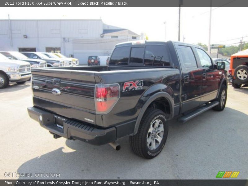 Tuxedo Black Metallic / Black 2012 Ford F150 FX4 SuperCrew 4x4