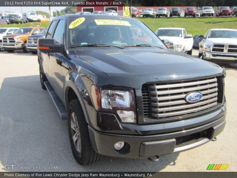 Tuxedo Black Metallic / Black 2012 Ford F150 FX4 SuperCrew 4x4
