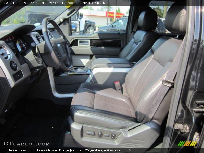 Tuxedo Black Metallic / Black 2012 Ford F150 FX4 SuperCrew 4x4