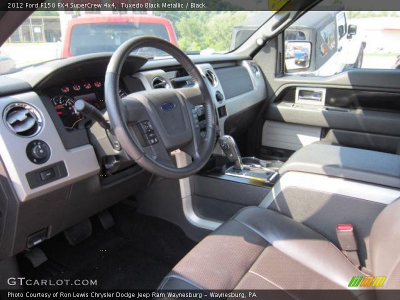 Tuxedo Black Metallic / Black 2012 Ford F150 FX4 SuperCrew 4x4