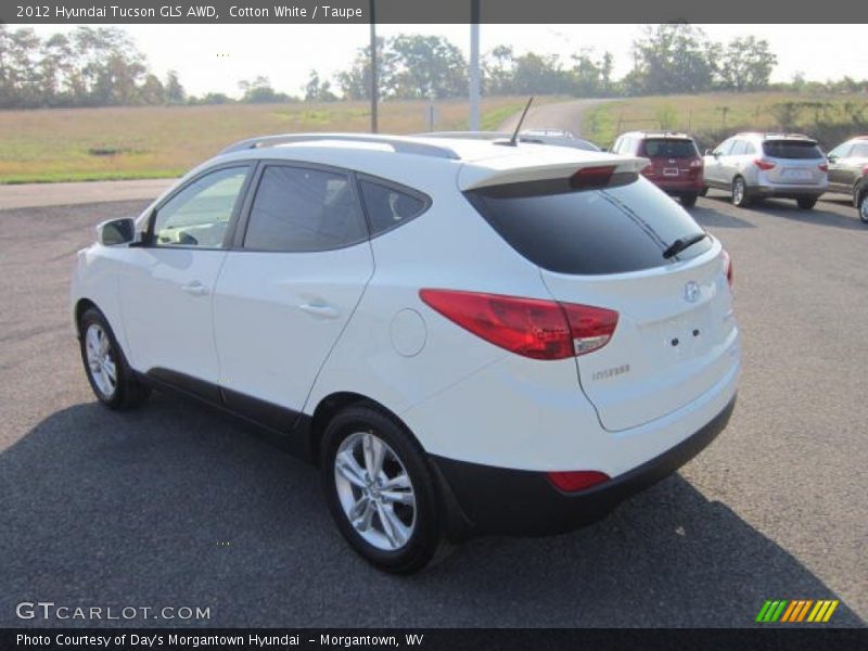 Cotton White / Taupe 2012 Hyundai Tucson GLS AWD