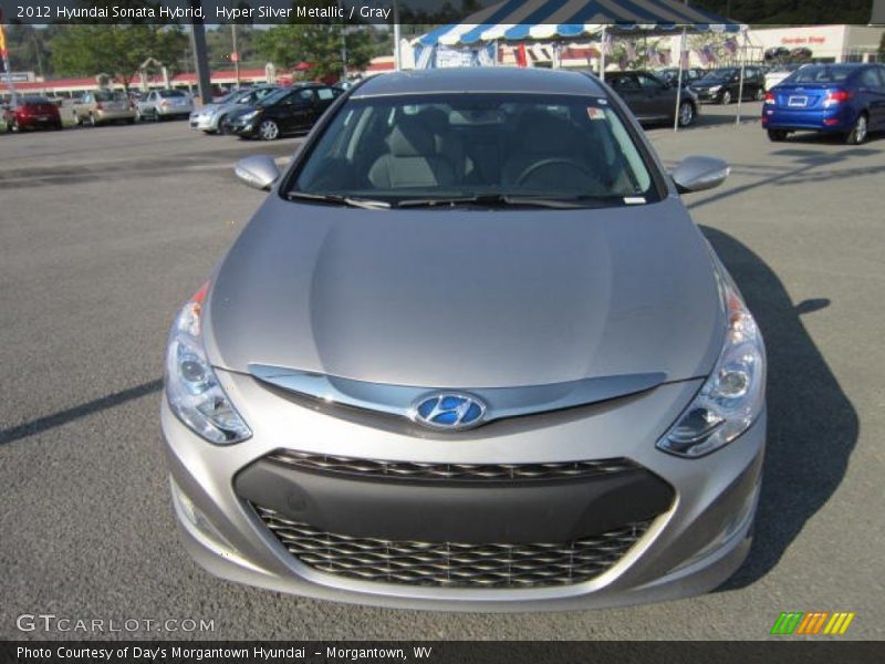 Hyper Silver Metallic / Gray 2012 Hyundai Sonata Hybrid