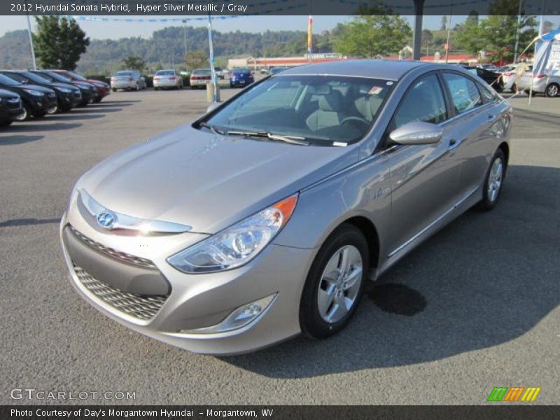 Hyper Silver Metallic / Gray 2012 Hyundai Sonata Hybrid