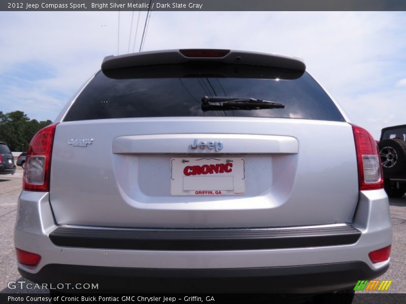 Bright Silver Metallic / Dark Slate Gray 2012 Jeep Compass Sport