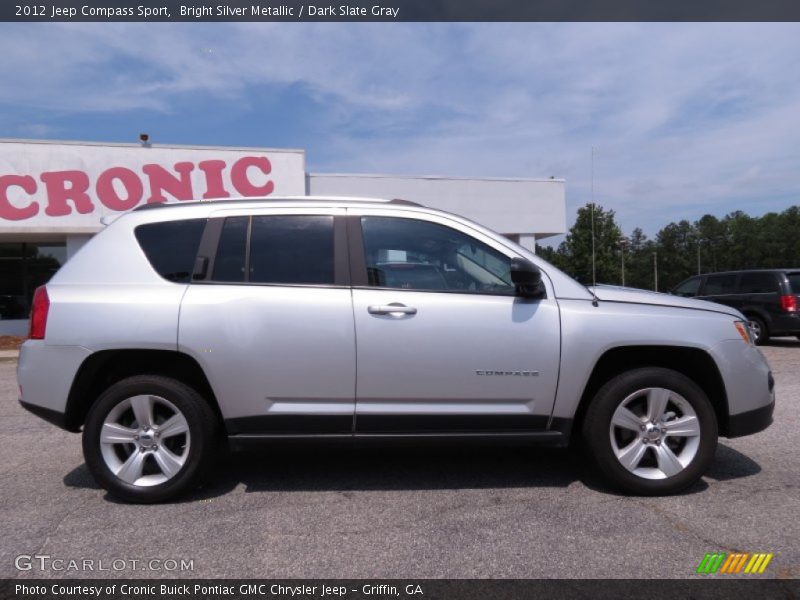 Bright Silver Metallic / Dark Slate Gray 2012 Jeep Compass Sport