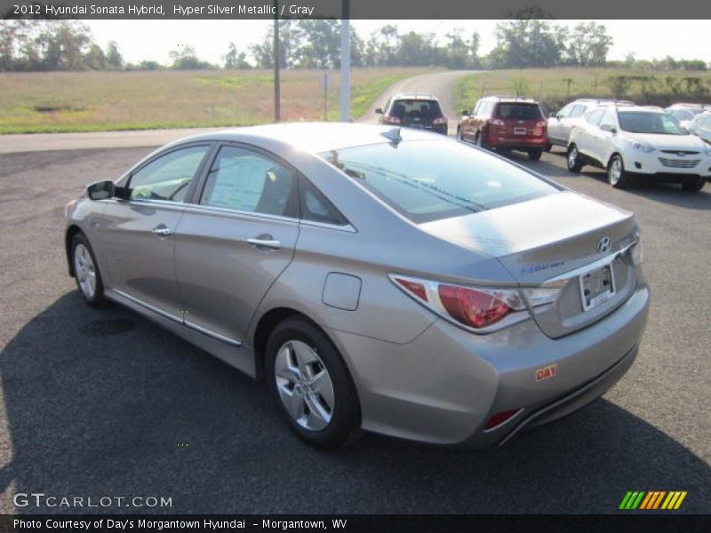 Hyper Silver Metallic / Gray 2012 Hyundai Sonata Hybrid