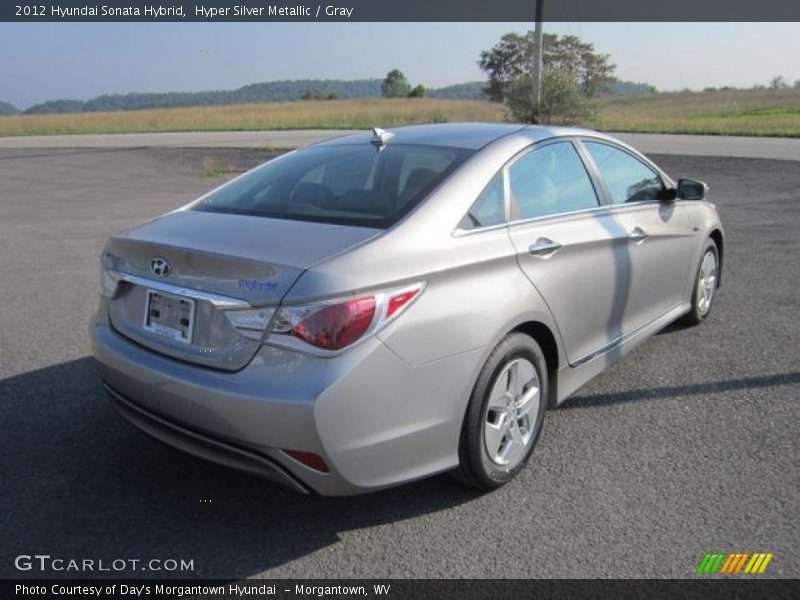 Hyper Silver Metallic / Gray 2012 Hyundai Sonata Hybrid