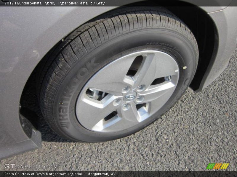 Hyper Silver Metallic / Gray 2012 Hyundai Sonata Hybrid