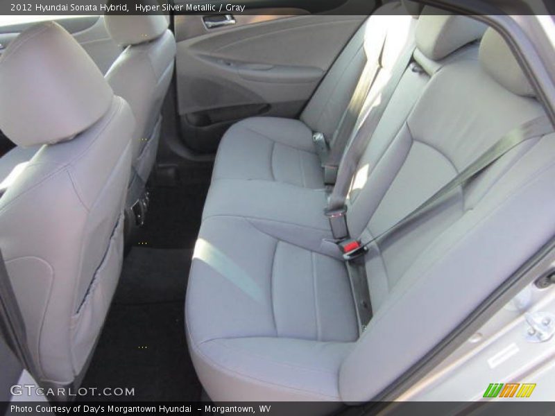 Hyper Silver Metallic / Gray 2012 Hyundai Sonata Hybrid