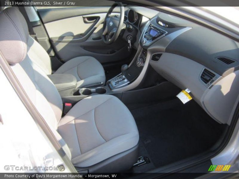 Silver / Gray 2013 Hyundai Elantra GLS