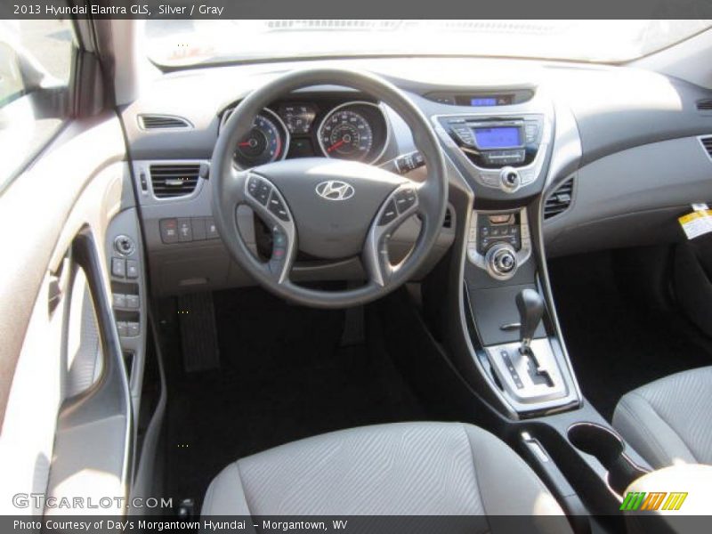 Silver / Gray 2013 Hyundai Elantra GLS