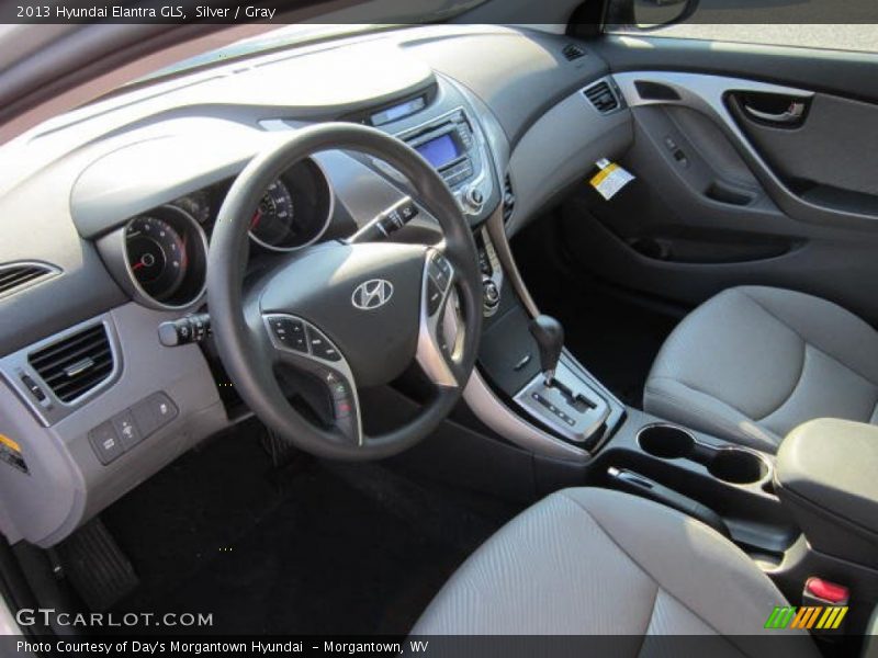 Silver / Gray 2013 Hyundai Elantra GLS