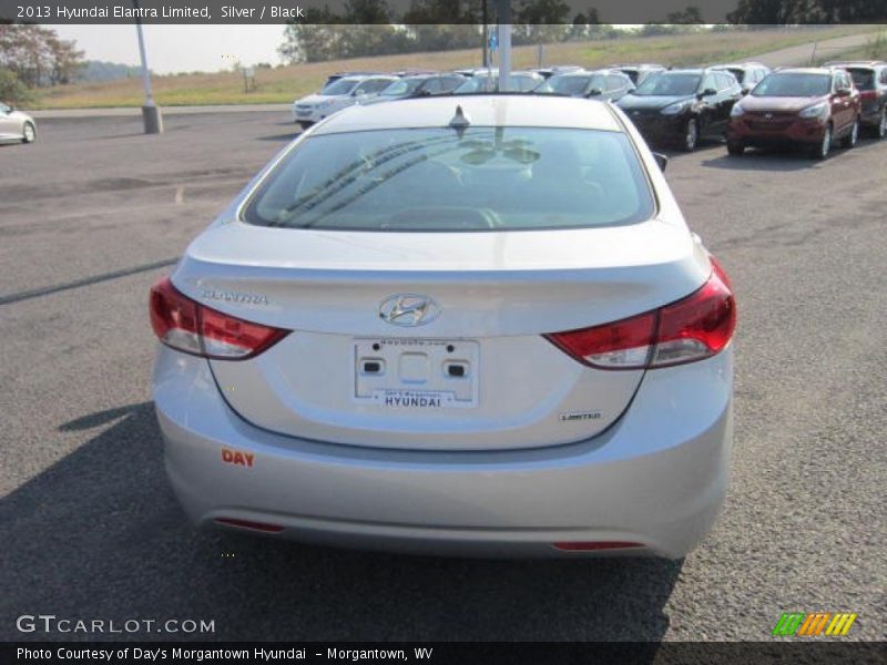 Silver / Black 2013 Hyundai Elantra Limited