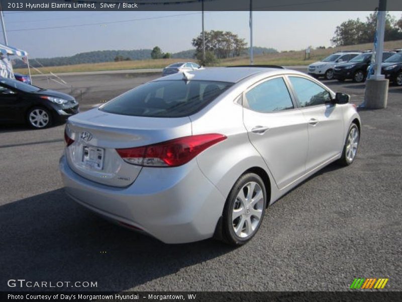 Silver / Black 2013 Hyundai Elantra Limited