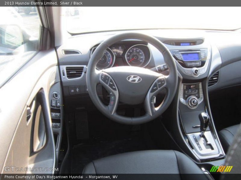 Silver / Black 2013 Hyundai Elantra Limited