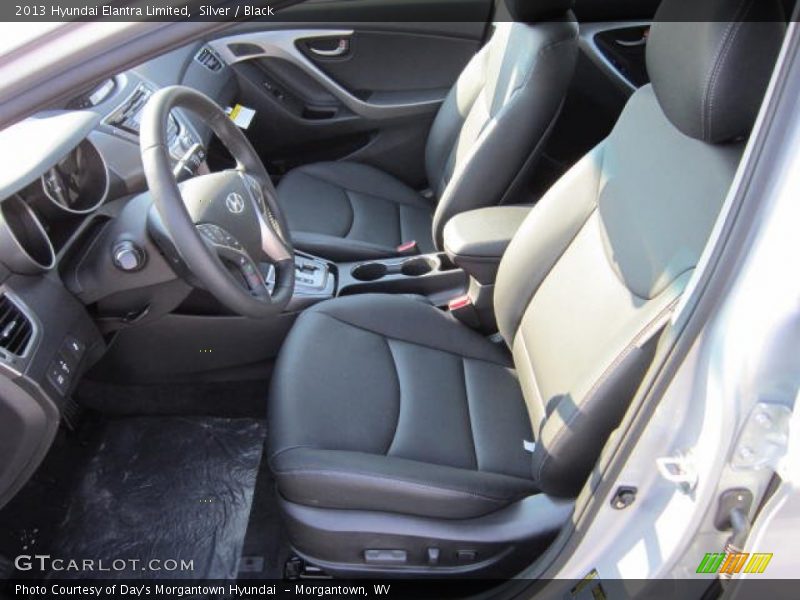 Silver / Black 2013 Hyundai Elantra Limited