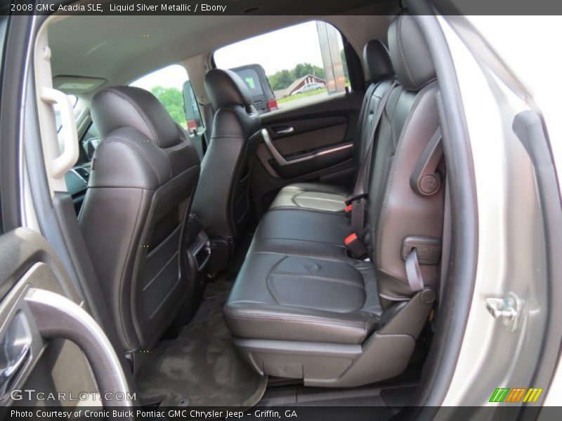 Liquid Silver Metallic / Ebony 2008 GMC Acadia SLE