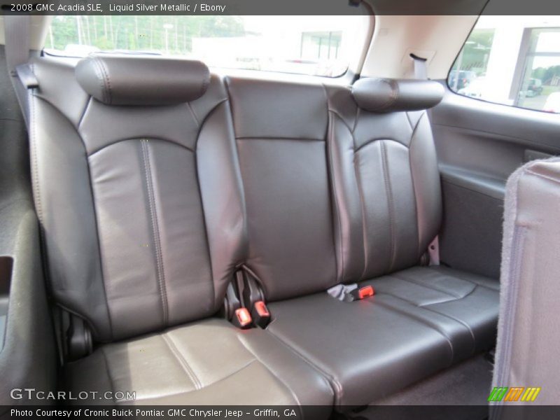 Liquid Silver Metallic / Ebony 2008 GMC Acadia SLE
