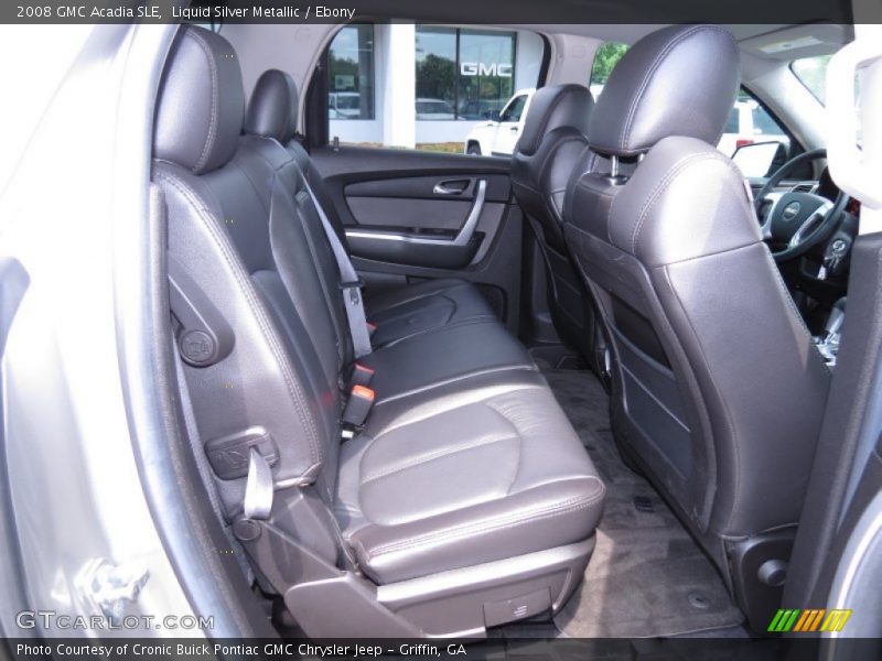 Liquid Silver Metallic / Ebony 2008 GMC Acadia SLE