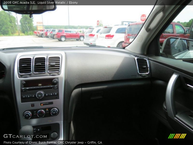 Liquid Silver Metallic / Ebony 2008 GMC Acadia SLE