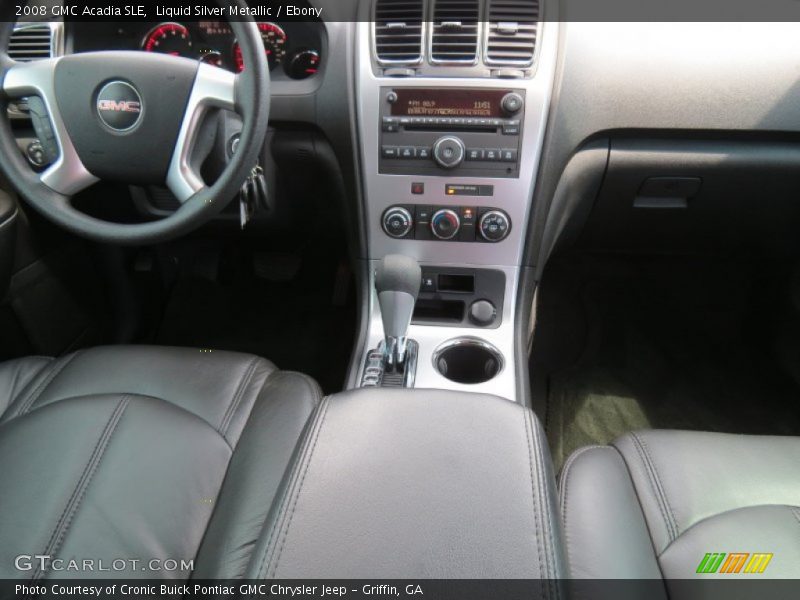 Liquid Silver Metallic / Ebony 2008 GMC Acadia SLE